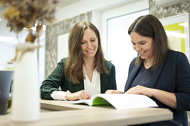 Foto einer Besprechung Steiner Steuerberatung