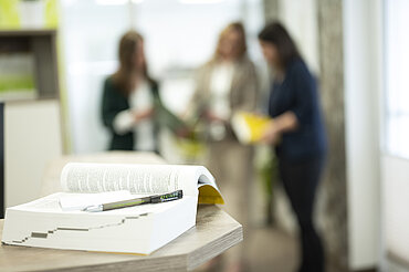 Foto von Unterlagen im Büro
